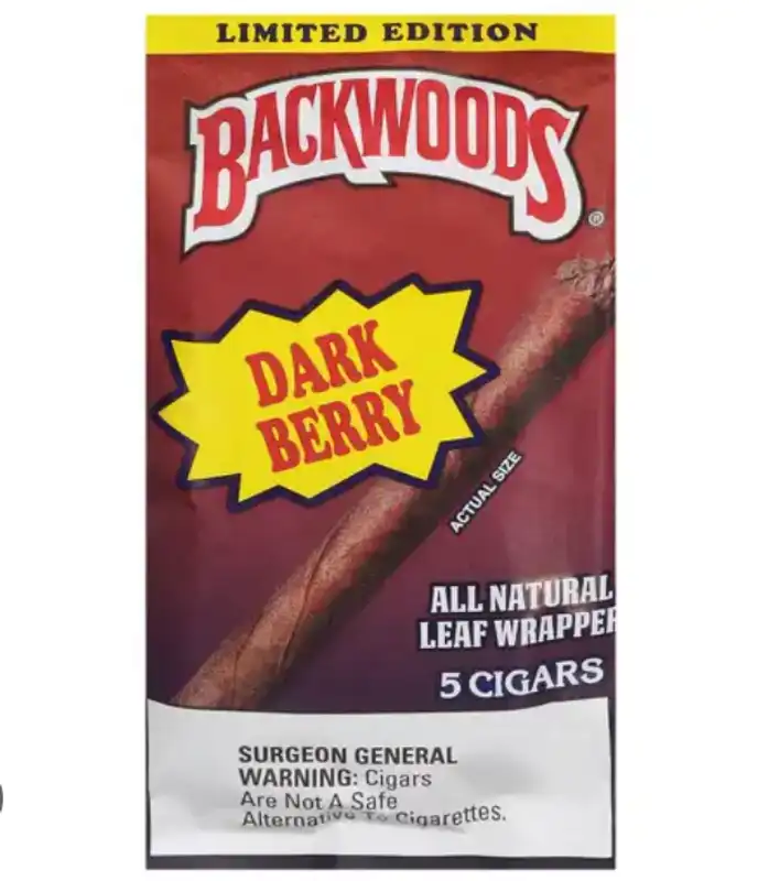 Backwoods Cigars 5 Pack Pouch - Dark Berry