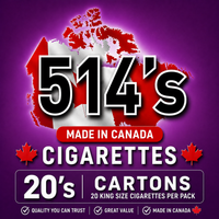 514's King Size Cigarettes 20's - Carton