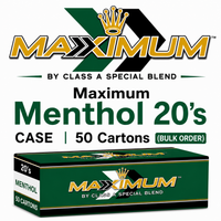 Maximum Menthol  20's - CASE | 50 Cartons (BULK ORDER)