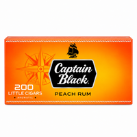 Captain Black Peach Rum Cigars - Carton 200ct