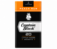 Captain Black Peach Rum Cigars - Single Pack 20ct