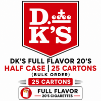 DK's Full Flavor 20's - HALF CASE | 25 Cartons (BULK ORDER)
