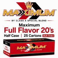 Maximum Full Flavor 20's - HALF CASE | 25 Cartons (BULK ORDER)