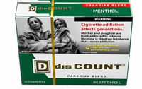 Discount Menthol 25's - Single Pack