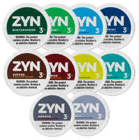 3mg ZYN Variety of Flavor Pouches Americans