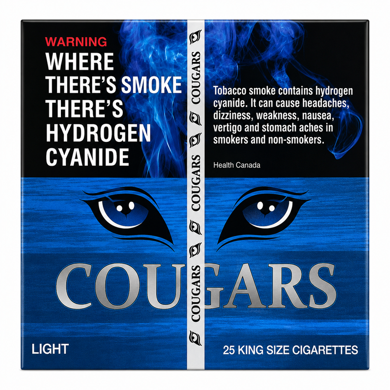 Cougars Lights 25's Cigarettes - Carton