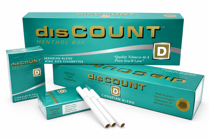 Discount Menthol 25's - Carton