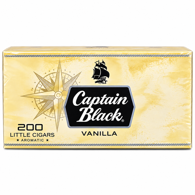 Captain Black Vanilla Cigars - Carton 200ct