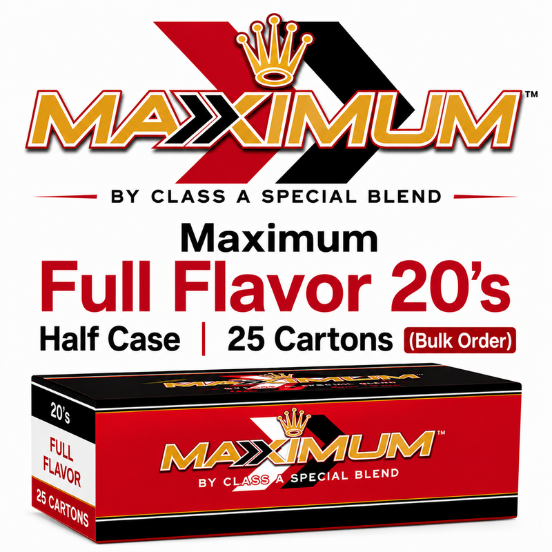 Maximum Full Flavor 20's - HALF CASE | 25 Cartons (BULK ORDER)