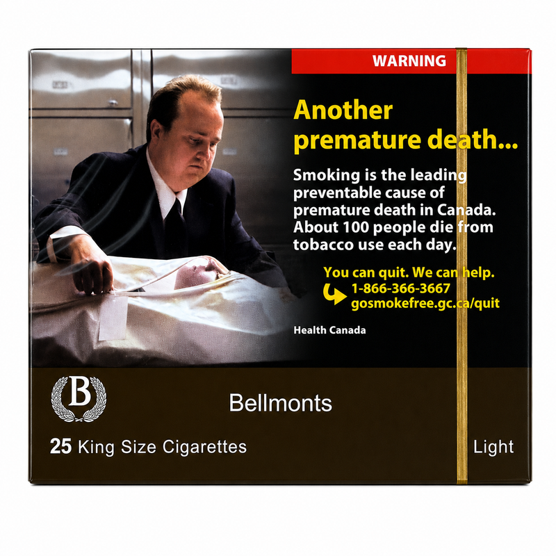 Bellmonts Light 25's - Single Pack
